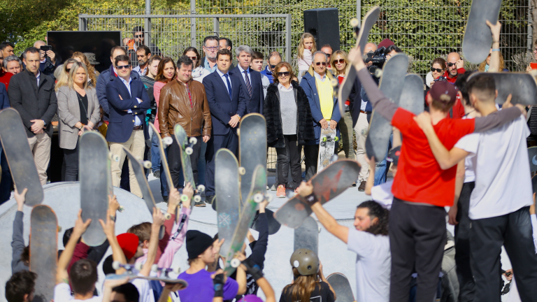 Las nuevas pistas de skate Ignacio Echeverría de Las Rozas ya están abiertas