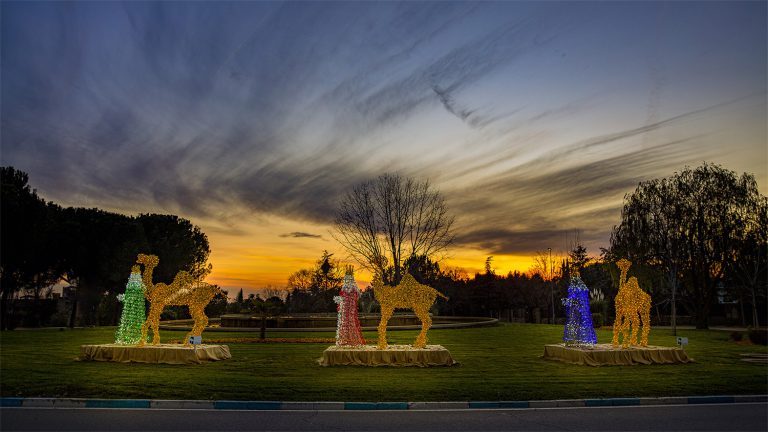 Reyes Magos iluminados