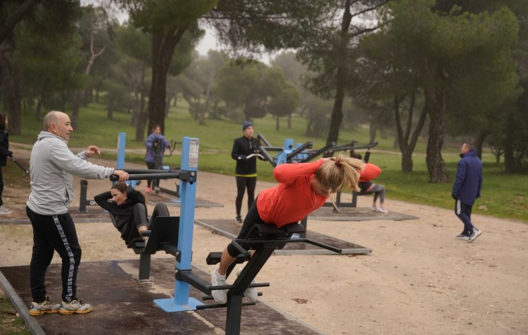 esperanza de vida gimnasio aire libre